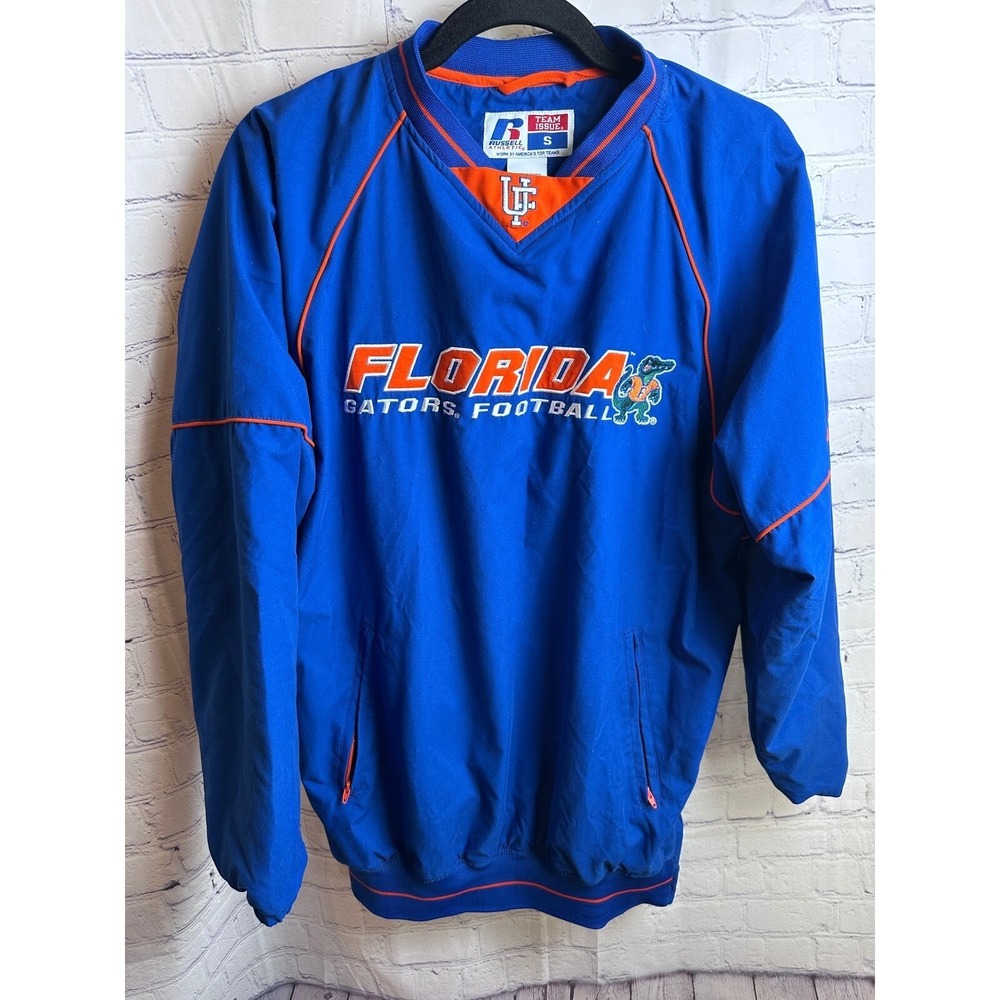 Russell Athletic Florida Gators Pullover Football Jacket Team Issue S